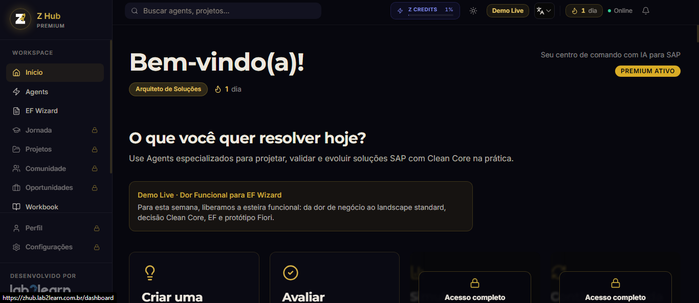 Zhub Dashboard